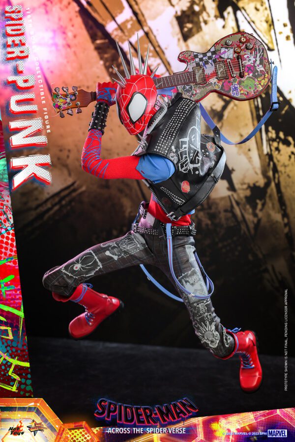 HOT TOYS 12" Spider-Man: Across the Spider-Verse Spider-Punk MMS726 1/6TH HOBIE BROWN - Image 16