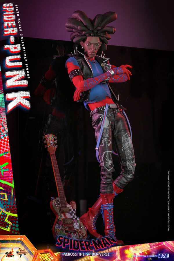 HOT TOYS 12" Spider-Man: Across the Spider-Verse Spider-Punk MMS726 1/6TH HOBIE BROWN - Image 20