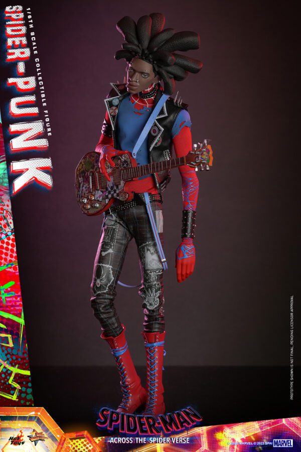 HOT TOYS 12" Spider-Man: Across the Spider-Verse Spider-Punk MMS726 1/6TH HOBIE BROWN - Image 11