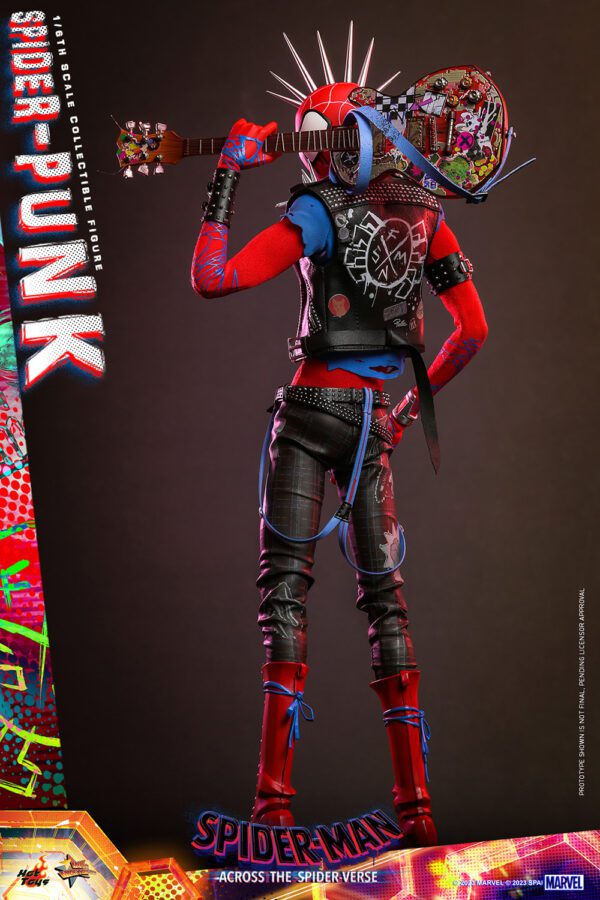 HOT TOYS 12" Spider-Man: Across the Spider-Verse Spider-Punk MMS726 1/6TH HOBIE BROWN - Image 21