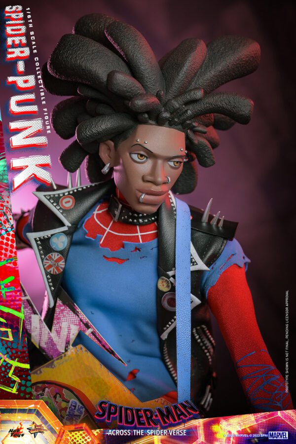 HOT TOYS 12" Spider-Man: Across the Spider-Verse Spider-Punk MMS726 1/6TH HOBIE BROWN - Image 15