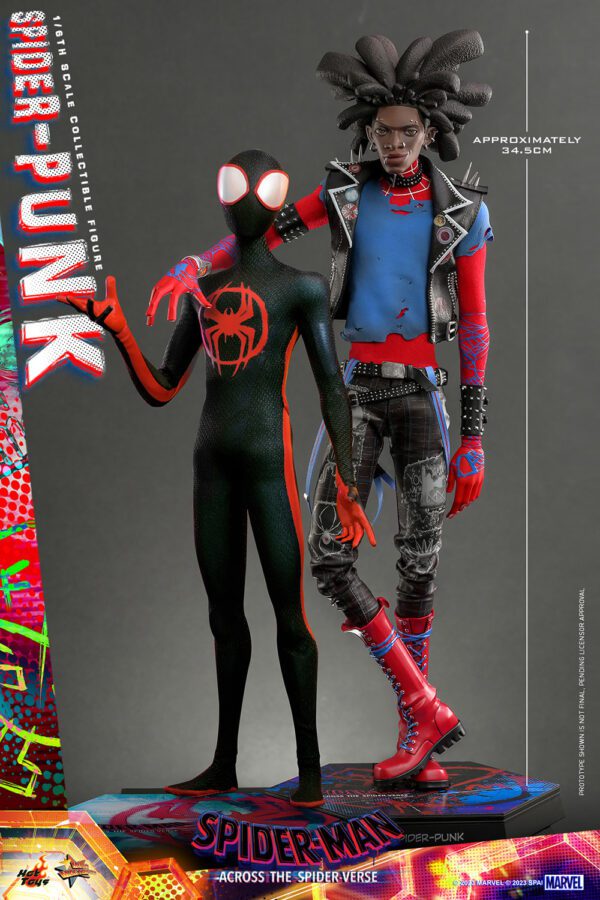 HOT TOYS 12" Spider-Man: Across the Spider-Verse Spider-Punk MMS726 1/6TH HOBIE BROWN - Image 12