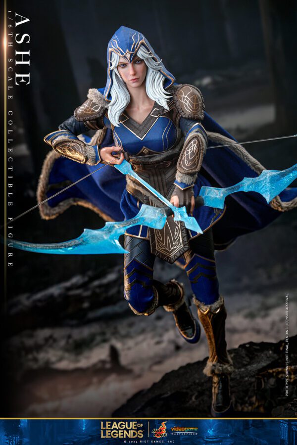 HOT TOYS 12" RIOT GAMES LEAGUE OF LEGENDS ASHE SIXTH SCALE FIGURE VGM60 - Image 9