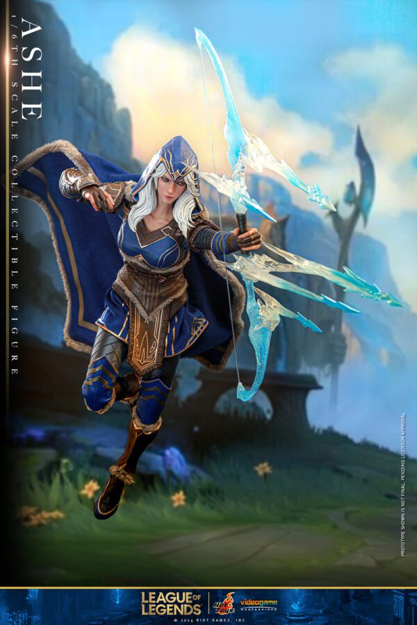 HOT TOYS 12" RIOT GAMES LEAGUE OF LEGENDS ASHE SIXTH SCALE FIGURE VGM60 - Image 10