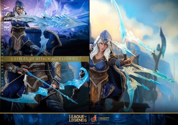 HOT TOYS 12" RIOT GAMES LEAGUE OF LEGENDS ASHE SIXTH SCALE FIGURE VGM60 - Image 3