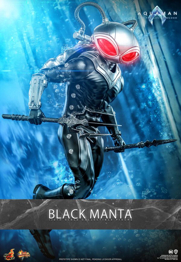 HOT TOYS 12" DC COMICS AQUAMAN BLACK MANTA 1/6TH SCALE FIGURE MMS739 - Image 8
