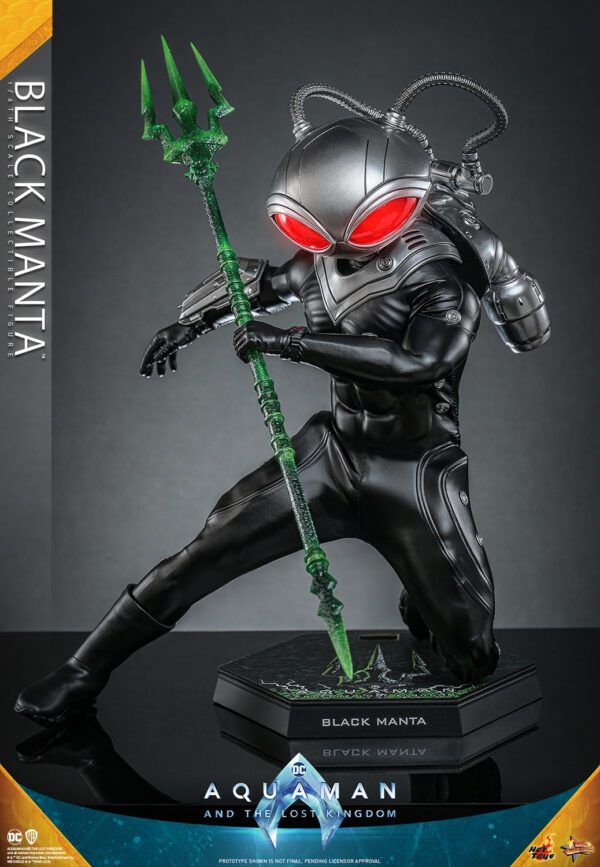HOT TOYS 12" DC COMICS AQUAMAN BLACK MANTA 1/6TH SCALE FIGURE MMS739 - Image 7