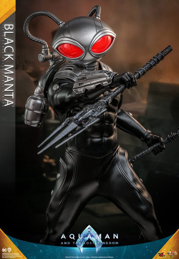 HOT TOYS 12" DC COMICS AQUAMAN BLACK MANTA 1/6TH SCALE FIGURE MMS739 - Image 6