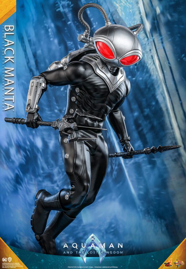 HOT TOYS 12" DC COMICS AQUAMAN BLACK MANTA 1/6TH SCALE FIGURE MMS739 - Image 4