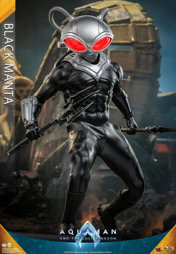 HOT TOYS 12" DC COMICS AQUAMAN BLACK MANTA 1/6TH SCALE FIGURE MMS739