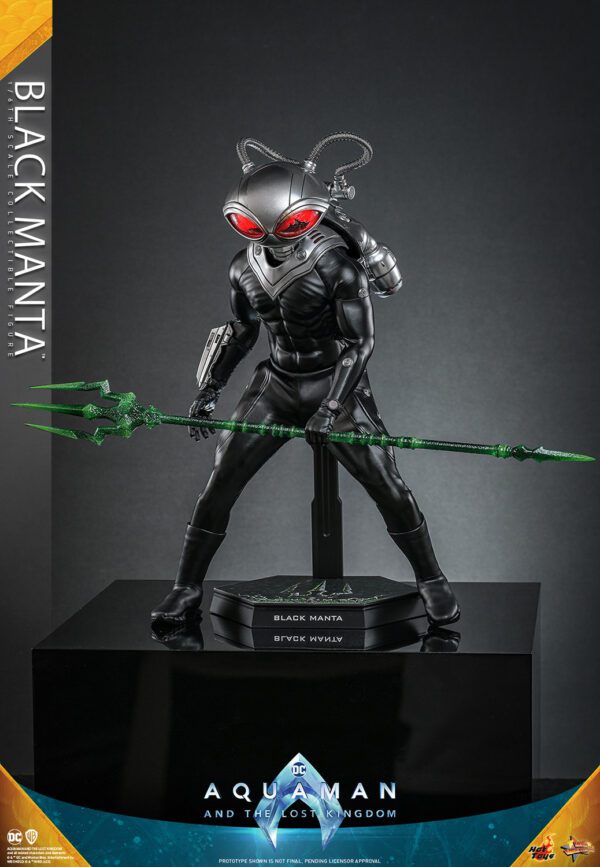 HOT TOYS 12" DC COMICS AQUAMAN BLACK MANTA 1/6TH SCALE FIGURE MMS739 - Image 11
