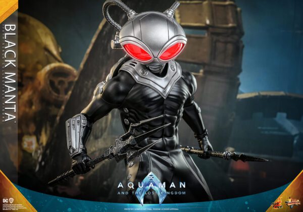 HOT TOYS 12" DC COMICS AQUAMAN BLACK MANTA 1/6TH SCALE FIGURE MMS739 - Image 13