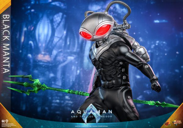 HOT TOYS 12" DC COMICS AQUAMAN BLACK MANTA 1/6TH SCALE FIGURE MMS739 - Image 16