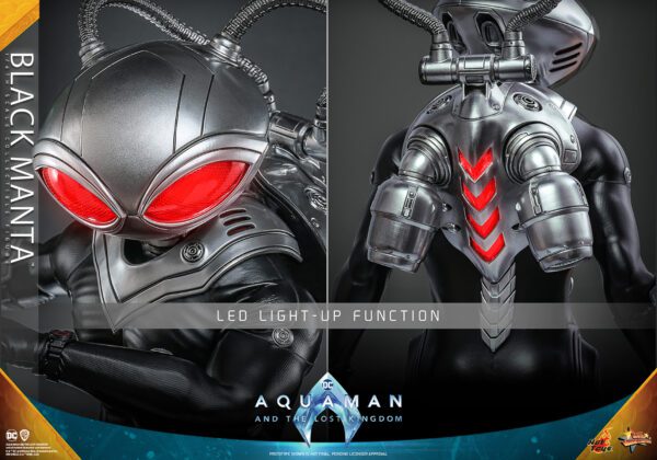 HOT TOYS 12" DC COMICS AQUAMAN BLACK MANTA 1/6TH SCALE FIGURE MMS739 - Image 15