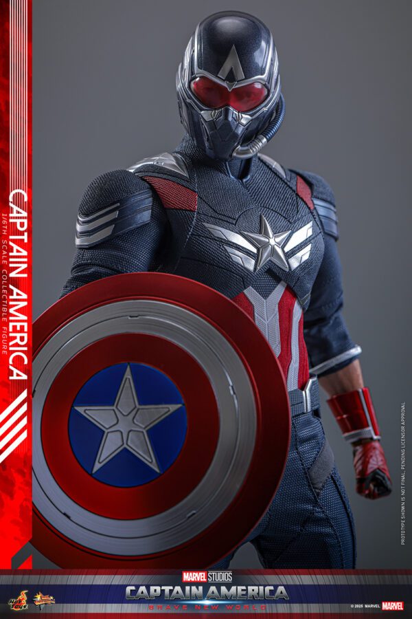HOT TOYS 12″ MARVEL STUDIOS CAPTAIN AMERICA BRAVE NEW WORLD FALCON SAM WILSON SIXTH SCALE FIG MMS779 - Image 9