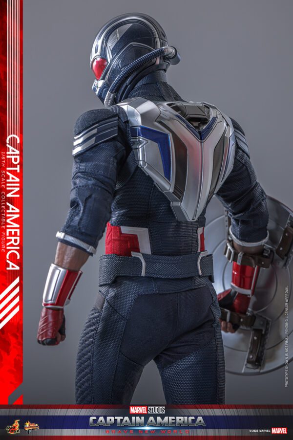 HOT TOYS 12″ MARVEL STUDIOS CAPTAIN AMERICA BRAVE NEW WORLD FALCON SAM WILSON SIXTH SCALE FIG MMS779 - Image 14