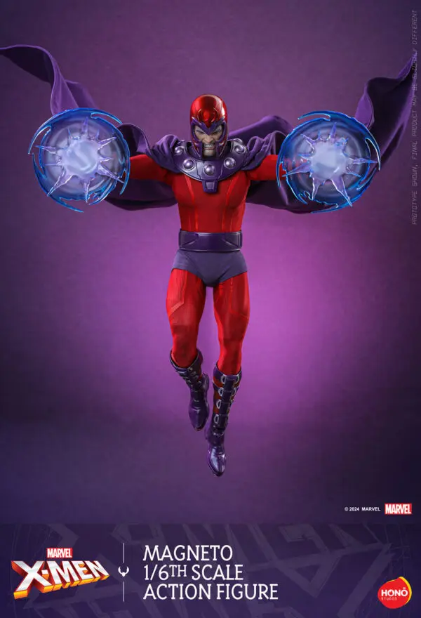 HOT TOYS HONO STUDIOS 12" MARVEL X-MEN MAGNETO SIXTH SCALE FIGURE HS02 - Image 3