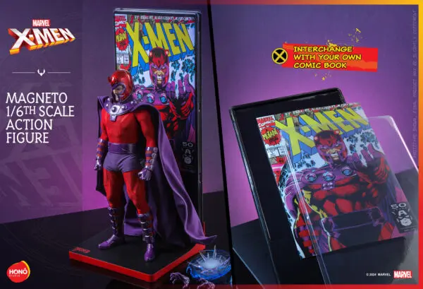 HOT TOYS HONO STUDIOS 12" MARVEL X-MEN MAGNETO SIXTH SCALE FIGURE HS02 - Image 14