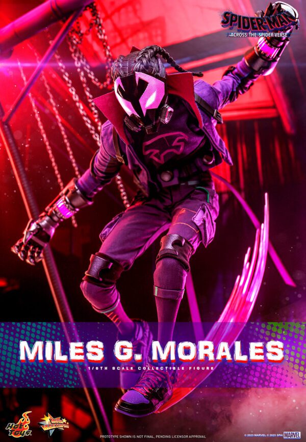 HOT TOYS 12" Spider-Man: Across the Spider-Verse Spider-MAN MMS725 1/6TH MILES G MORALES - Image 11