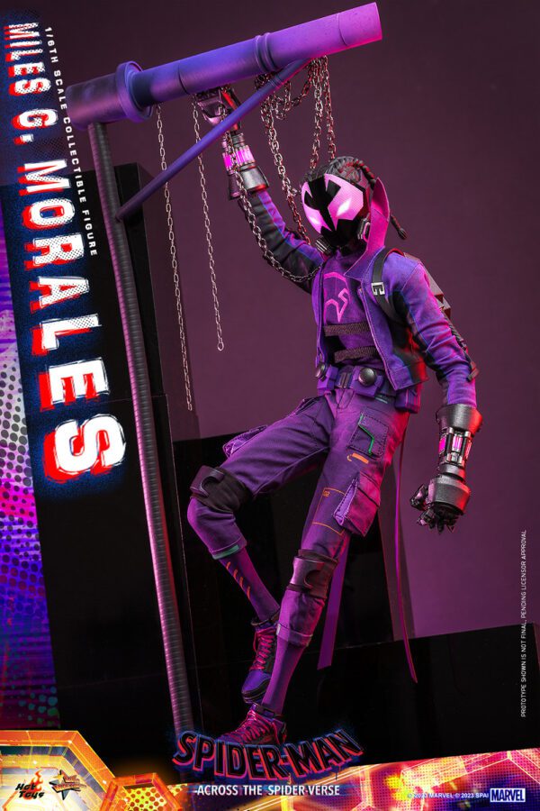 HOT TOYS 12" Spider-Man: Across the Spider-Verse Spider-MAN MMS725 1/6TH MILES G MORALES - Image 12
