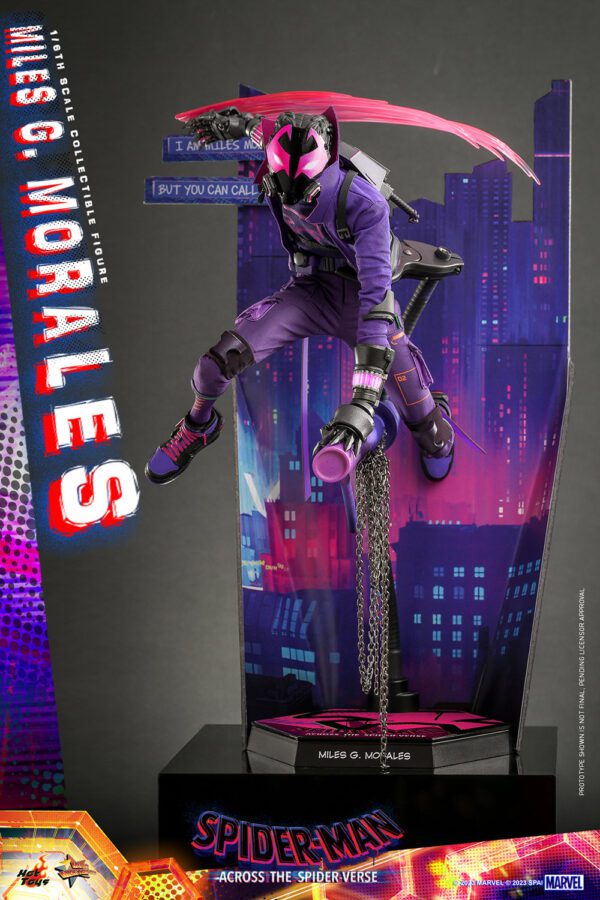 HOT TOYS 12" Spider-Man: Across the Spider-Verse Spider-MAN MMS725 1/6TH MILES G MORALES - Image 24