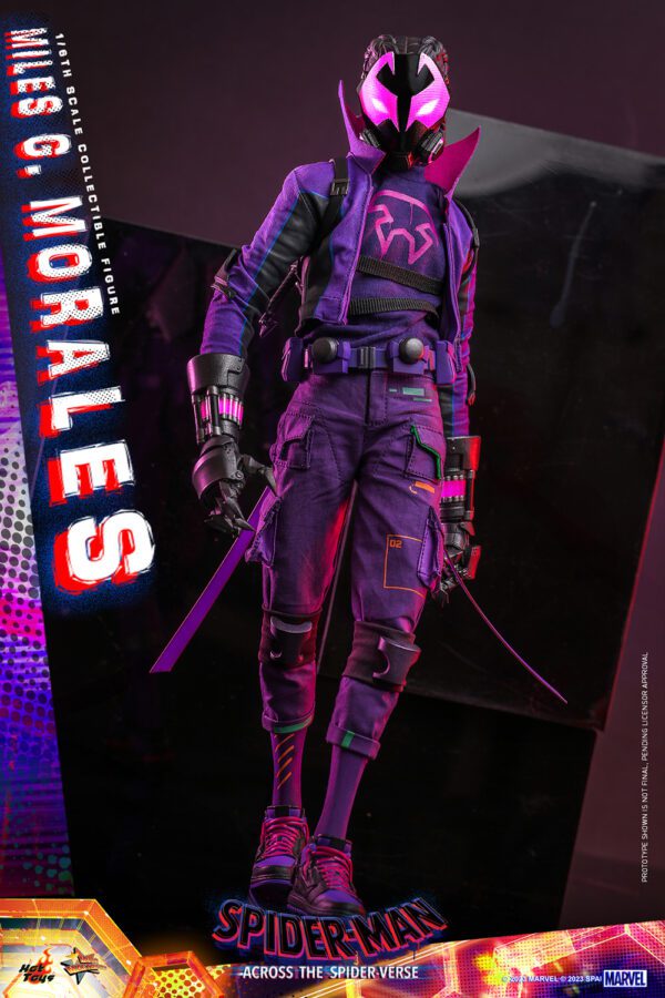 HOT TOYS 12" Spider-Man: Across the Spider-Verse Spider-MAN MMS725 1/6TH MILES G MORALES
