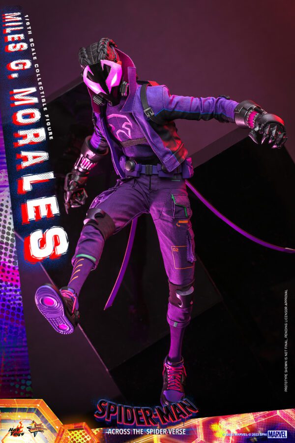 HOT TOYS 12" Spider-Man: Across the Spider-Verse Spider-MAN MMS725 1/6TH MILES G MORALES - Image 14