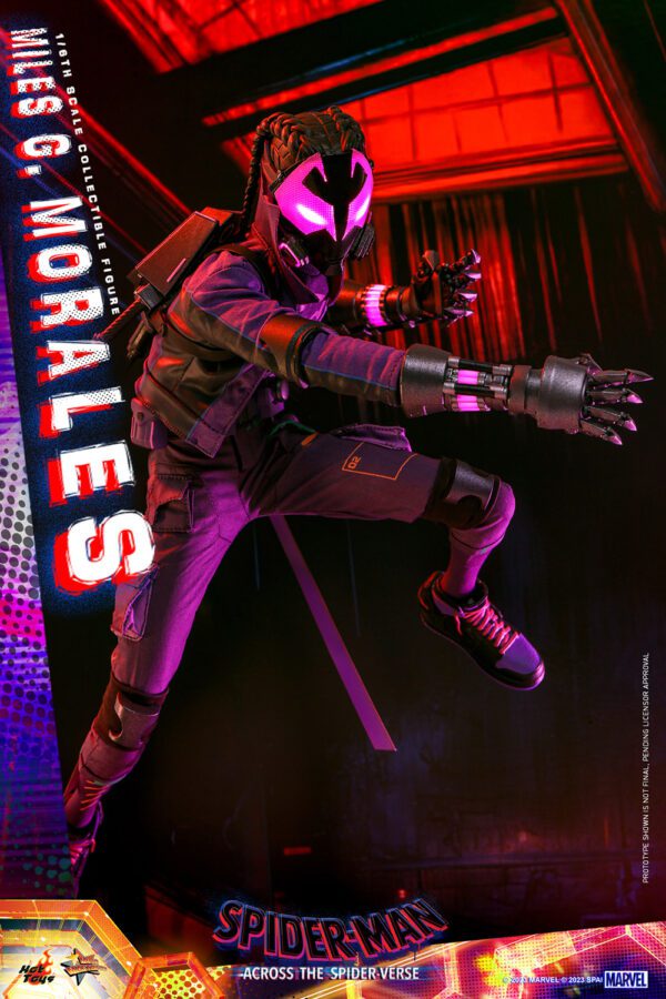 HOT TOYS 12" Spider-Man: Across the Spider-Verse Spider-MAN MMS725 1/6TH MILES G MORALES - Image 15