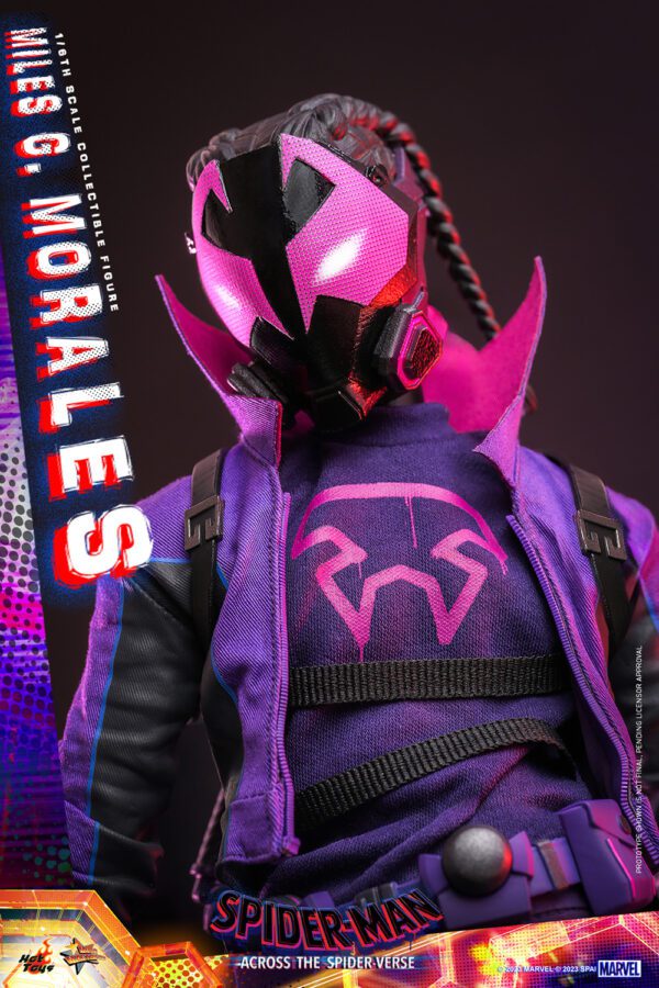 HOT TOYS 12" Spider-Man: Across the Spider-Verse Spider-MAN MMS725 1/6TH MILES G MORALES - Image 3