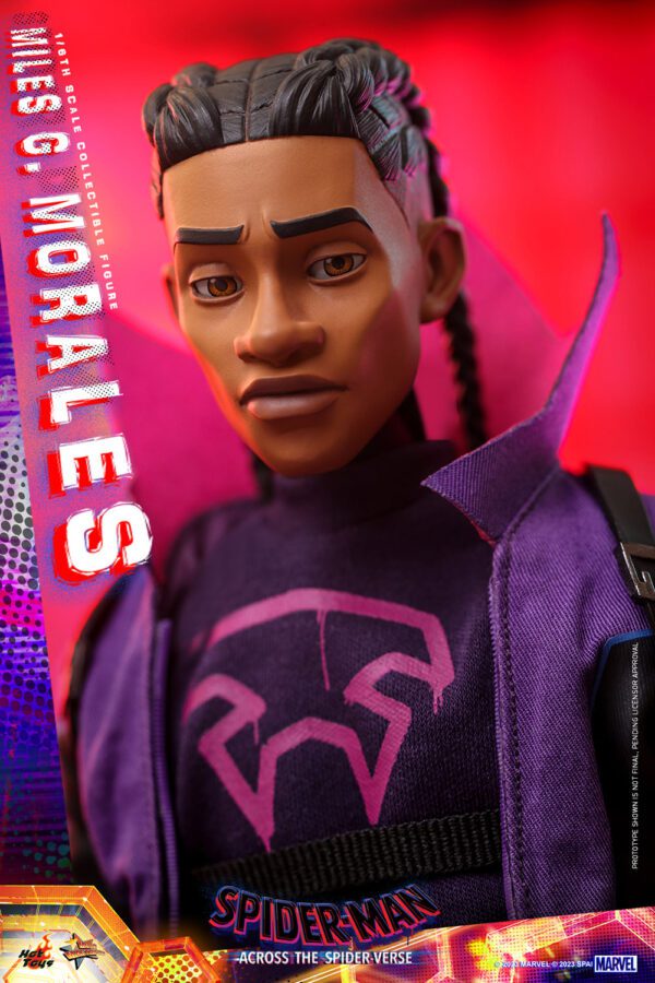 HOT TOYS 12" Spider-Man: Across the Spider-Verse Spider-MAN MMS725 1/6TH MILES G MORALES - Image 6