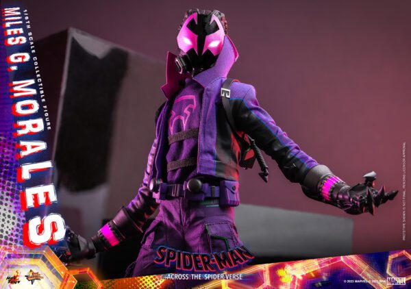 HOT TOYS 12" Spider-Man: Across the Spider-Verse Spider-MAN MMS725 1/6TH MILES G MORALES - Image 7