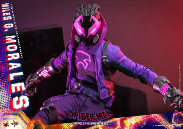HOT TOYS 12" Spider-Man: Across the Spider-Verse Spider-MAN MMS725 1/6TH MILES G MORALES - Image 8