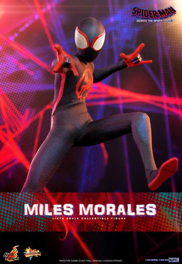 HOT TOYS 12" Spider-Man: Across the Spider-Verse Spider-MAN MMS710 1/6TH MILES MORALES - Image 3