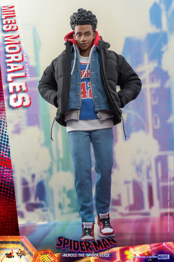 HOT TOYS 12" Spider-Man: Across the Spider-Verse Spider-MAN MMS710 1/6TH MILES MORALES - Image 8