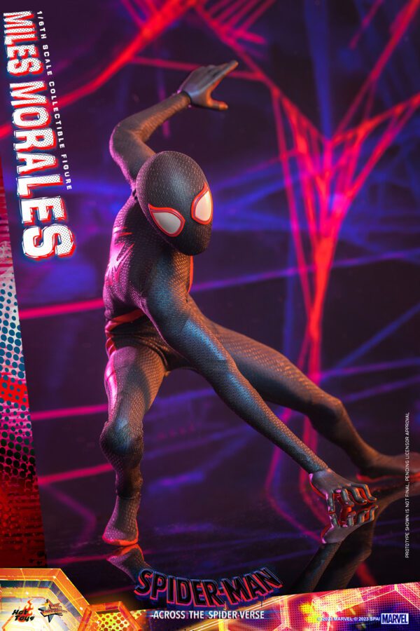 HOT TOYS 12" Spider-Man: Across the Spider-Verse Spider-MAN MMS710 1/6TH MILES MORALES - Image 12