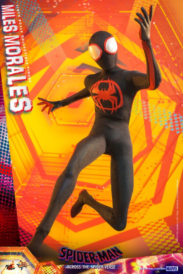 HOT TOYS 12" Spider-Man: Across the Spider-Verse Spider-MAN MMS710 1/6TH MILES MORALES - Image 6