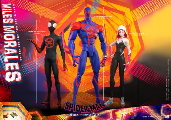 HOT TOYS 12" Spider-Man: Across the Spider-Verse Spider-MAN MMS710 1/6TH MILES MORALES - Image 15