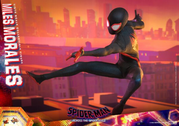 HOT TOYS 12" Spider-Man: Across the Spider-Verse Spider-MAN MMS710 1/6TH MILES MORALES - Image 19