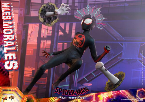 HOT TOYS 12" Spider-Man: Across the Spider-Verse Spider-MAN MMS710 1/6TH MILES MORALES - Image 20
