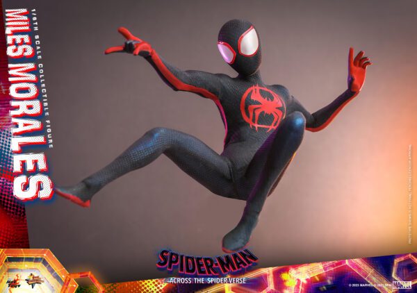 HOT TOYS 12" Spider-Man: Across the Spider-Verse Spider-MAN MMS710 1/6TH MILES MORALES - Image 24