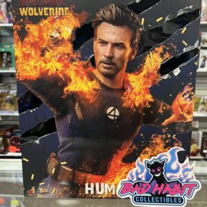 HOT TOYS 12" MARVEL DEADPOOL & WOLVERINE HUMAN TORCH 1/6 FIG MMS789