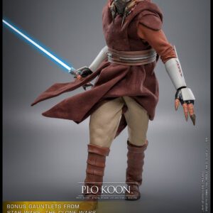 HOT TOYS 12" STAR WARS THE CLONE WARS ROTS PLO KOON SIXTH SCALE FIGURE MMS785