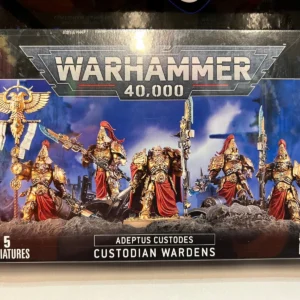 NEW GAMES WORKSHOP WARHAMMER 40K ADEPTUS CUSTODES CUSTODIAN WARDENS MODEL KIT