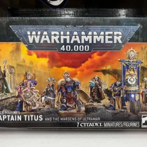 WARHAMMER 40K CAPTAIN TITUS AND THE WARDENS OF ULTRAMAR SET GAMES WORKSHOP