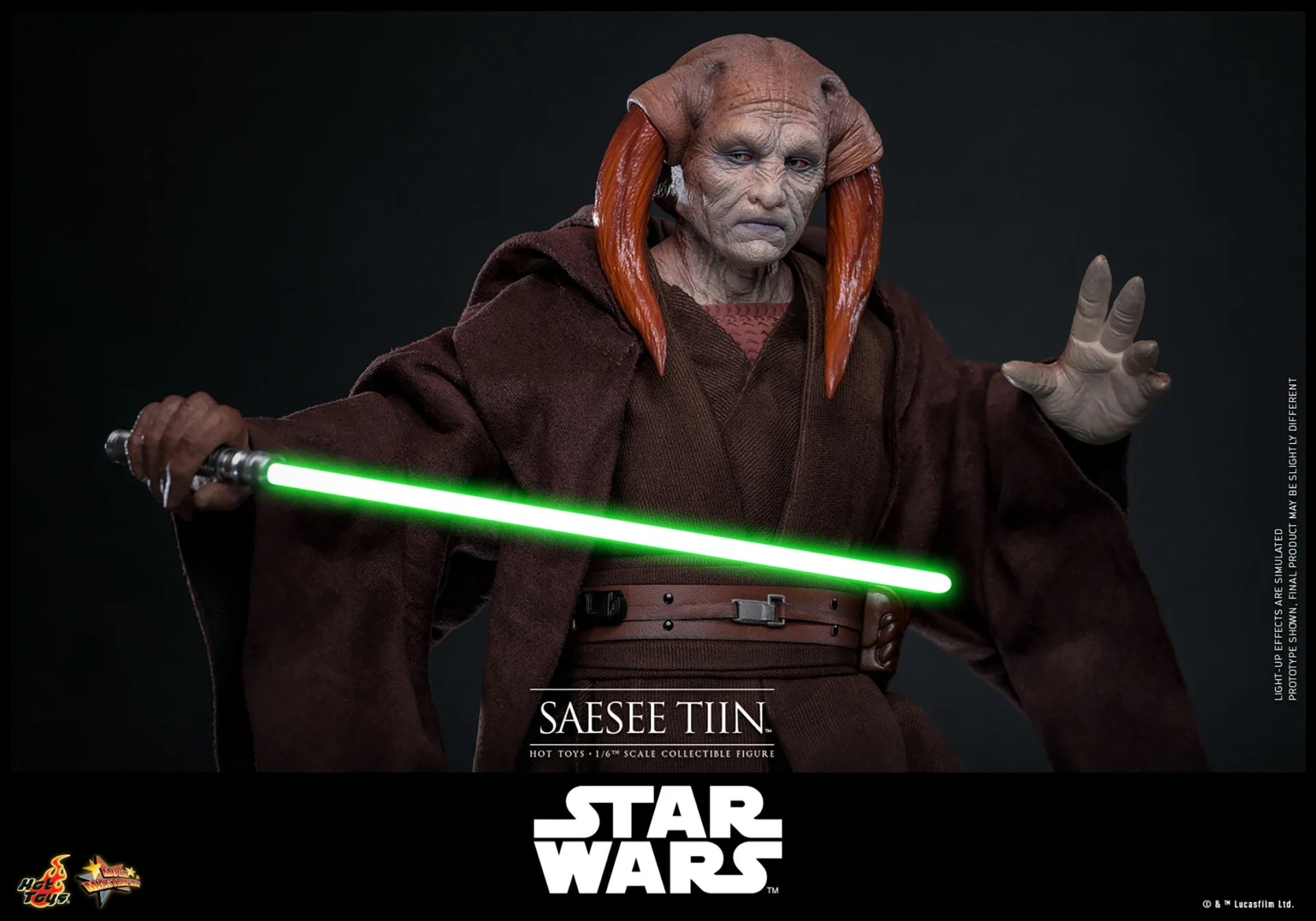HOT TOYS 12" STAR WARS THE CLONE WARS ROTS SAESEE TIIN SIXTH SCALE FIGURE MMS820 - Image 6