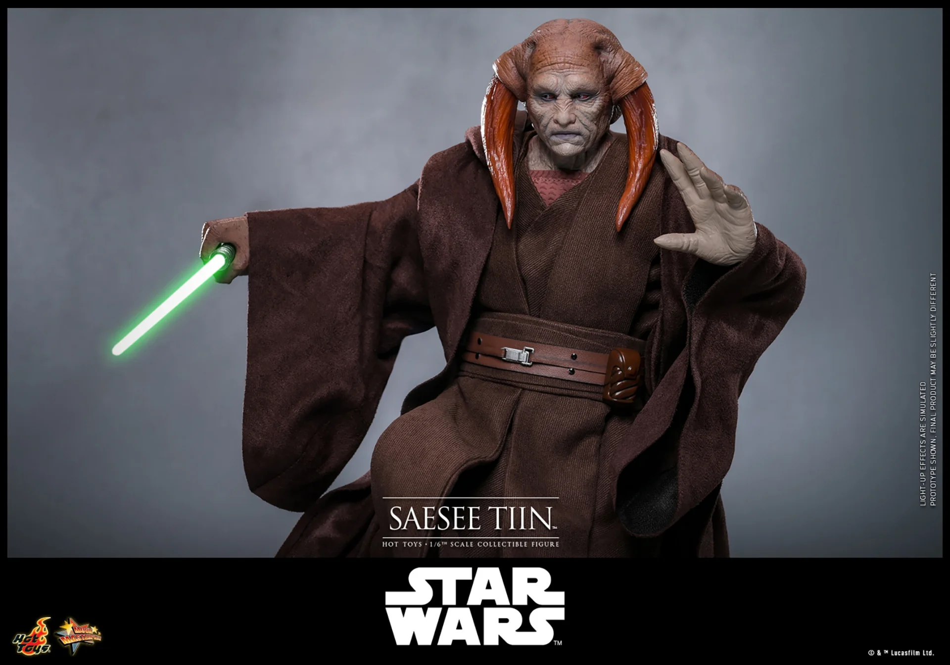 HOT TOYS 12" STAR WARS THE CLONE WARS ROTS SAESEE TIIN SIXTH SCALE FIGURE MMS820 - Image 19