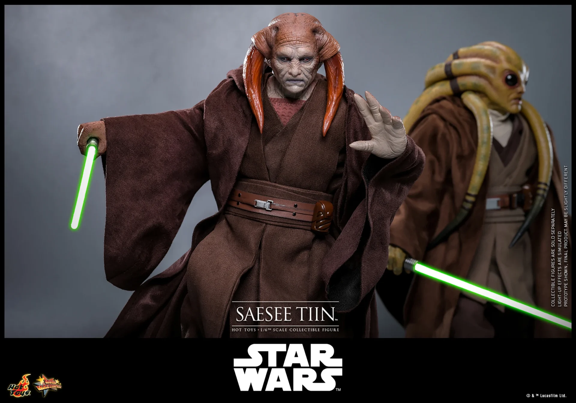 HOT TOYS 12" STAR WARS THE CLONE WARS ROTS SAESEE TIIN SIXTH SCALE FIGURE MMS820 - Image 7