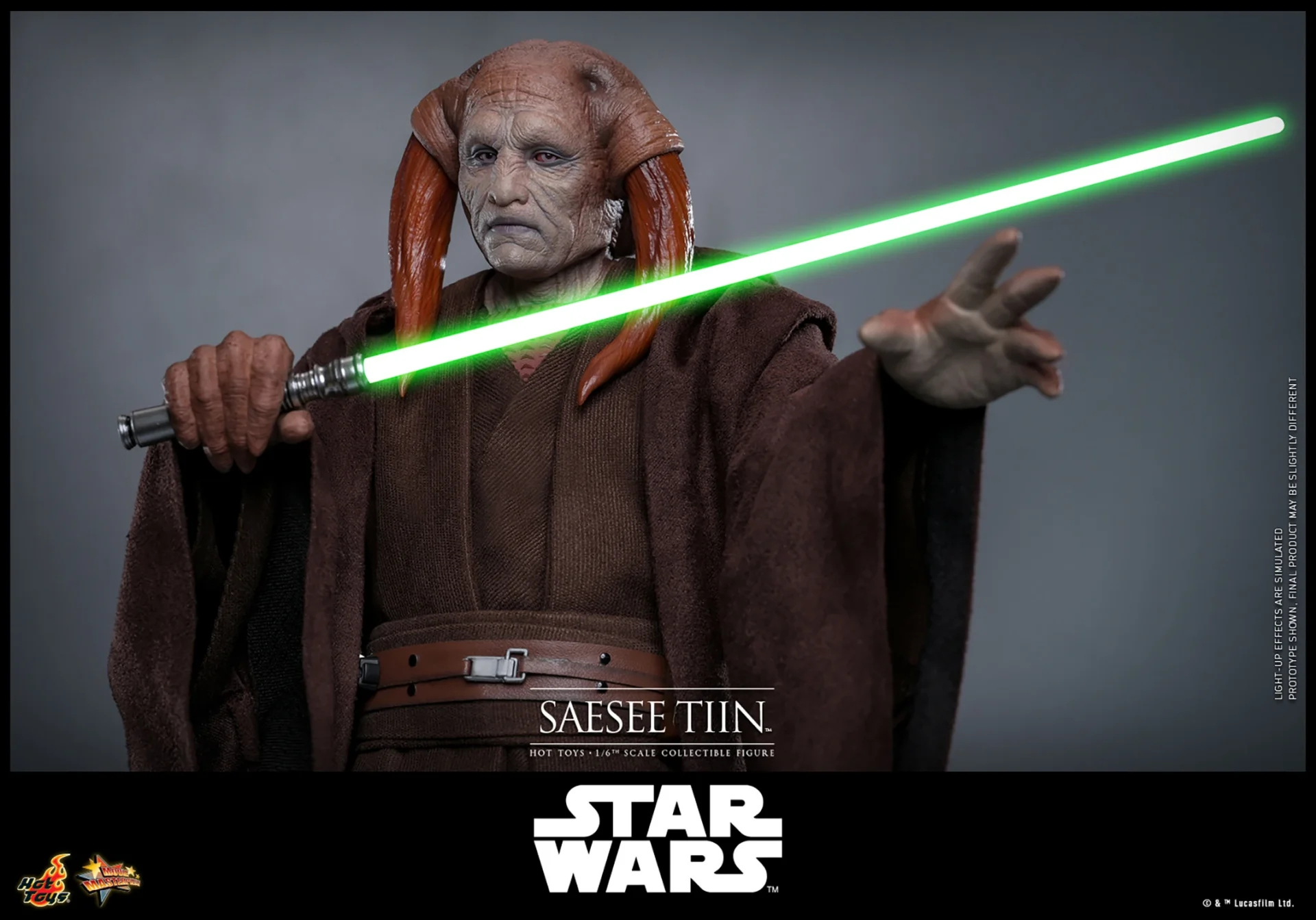 HOT TOYS 12" STAR WARS THE CLONE WARS ROTS SAESEE TIIN SIXTH SCALE FIGURE MMS820 - Image 8