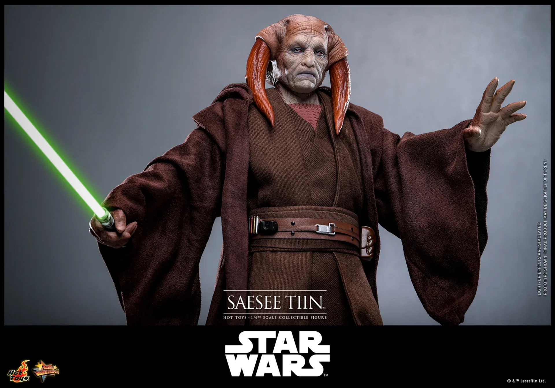 HOT TOYS 12" STAR WARS THE CLONE WARS ROTS SAESEE TIIN SIXTH SCALE FIGURE MMS820 - Image 15